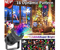 Proyector Navideño Luces Led Giratorio Decoraciones Interior