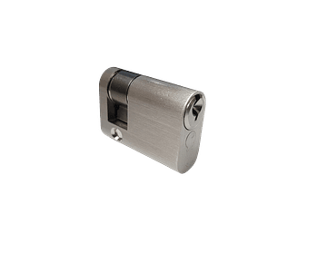 Cerradura 1/2 Cilindro Seguridad Oval Compatible Con Yale 854