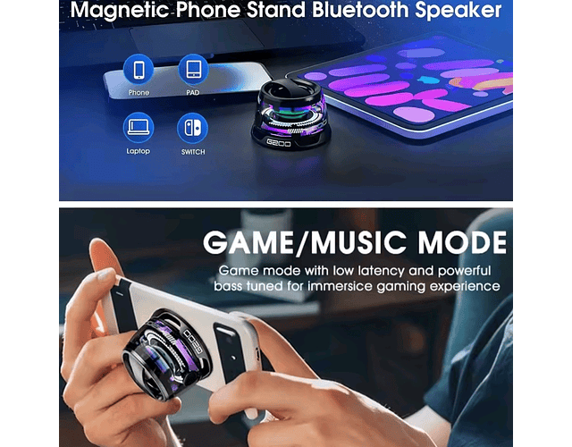 Parlante Altavoz Magnético Mini G200 Inalámbrico Bluetooth 