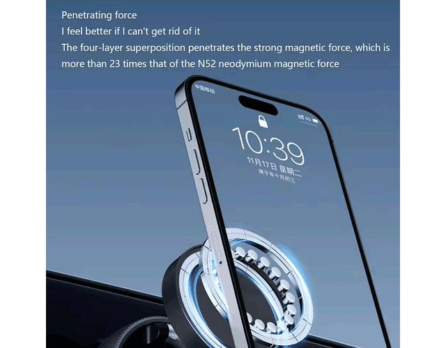 Soporte Celular Magnetico Giratorio 360 Magsafe Ultrafuerte 