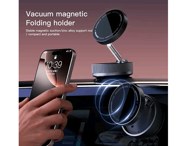 Soporte Celular Magnetico Giratorio 360 Magsafe Ultrafuerte 