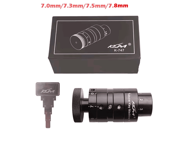 Maquina Duplicadora De Llaves Tubulares Manual Klom 7.8mm