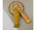 Llavero Copa Mundial FIFA World Cup 2026 Con Mascota Y Trofeo Silicona