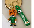 Llavero Copa Mundial FIFA World Cup 2026 Con Mascota Y Trofeo Silicona