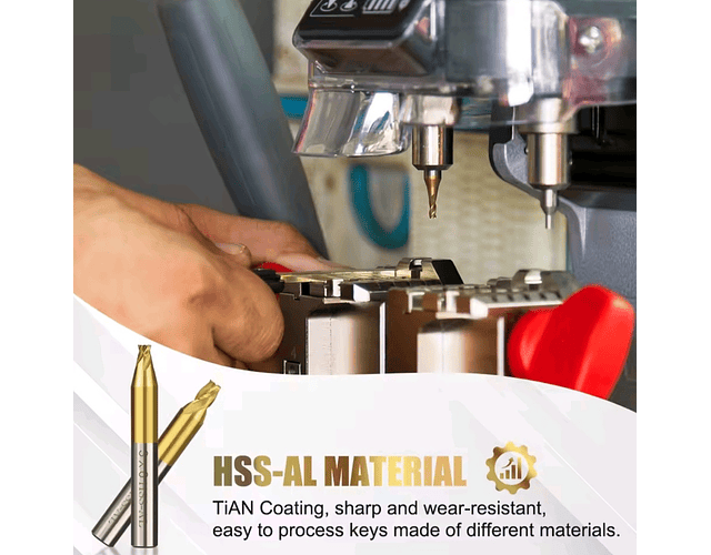 Fresa Genérica Para Llaves De Regata Máquina Duplicadora Llaves 