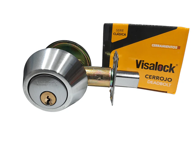 Cerrojo Chapa De Seguridad Llave - Llave Visalock 626 Inox 
