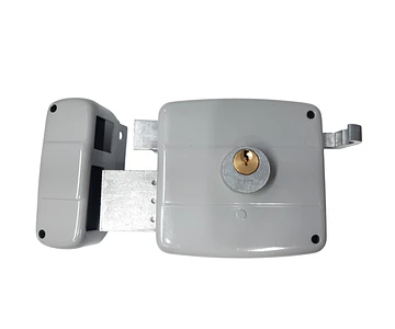 Cerradura Sobreponer De Seguridad Cisa Ranger Visalock Gris 