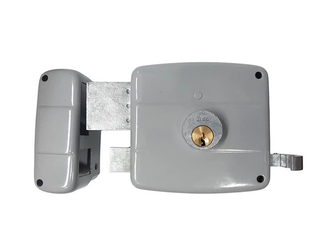 Cerradura Sobreponer De Seguridad Cisa Ranger Visalock Gris 