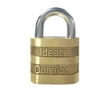 Candado De Seguridad Aleman Duralock 850 / 50mm Dorado