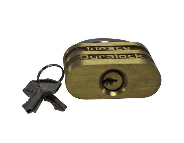 Candado De Seguridad Aleman Duralock 850 / 50mm Dorado