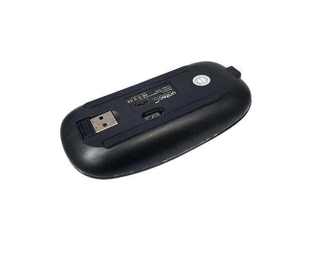 Mouse Inalámbrico Recargable Usb 2,4g Unitec Rgb Btw-121