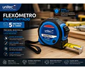 Flexómetro Cinta Metrica 5 Metros X 19mm Encauchetado Unitec