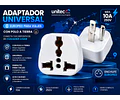 Adaptador De Corriente Convertidor Enchufe Universal Europeo Viajero