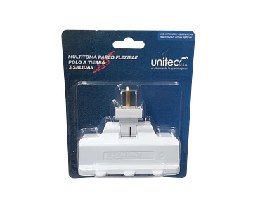 Multitoma Electrica Pared Flexible Escualizable 3 Salidas