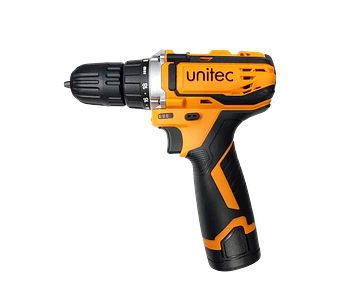 Kit Taladro Inalambrico Atornillador Unitec 12v 3/8'' 2 Baterias + 23 Accesorios