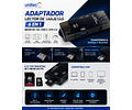 Adaptador Lector De Tarjetas 6 En 1 Micro Sd Sd Usb C Otg 2.0 Unitec