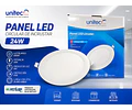Panel Led Redondo Incrustar 24w Unitec Certificado Retilap