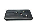 Power Bank Solar Portátil 10.000 Mah Con Cables Unitec