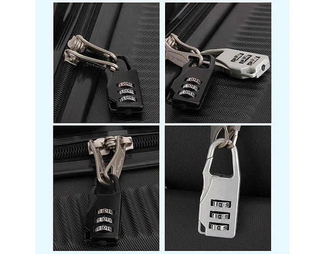 Candado Clave Combinación 3 Diales Casillero Maleta Viajero 