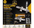 Cerradura Pico Loro De Embutir Doble Cilindro Yale 854 Us26D