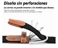 Correa Cinturón Trenzada Unisex Ajustable Elástica Elegante 
