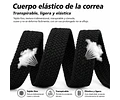 Correa Cinturón Trenzada Unisex Ajustable Elástica Elegante 