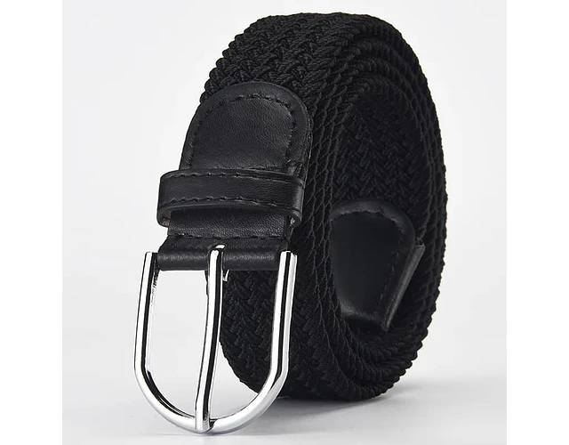 Correa Cinturón Trenzada Unisex Ajustable Elástica Elegante 