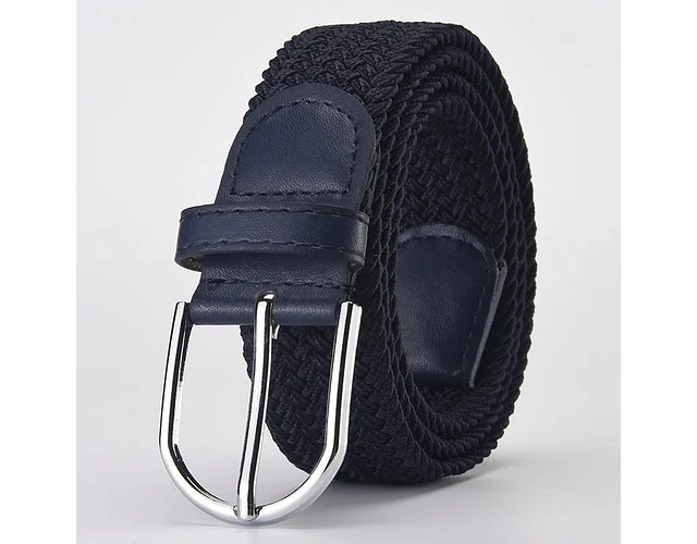 Correa Cinturón Trenzada Unisex Ajustable Elástica Elegante 
