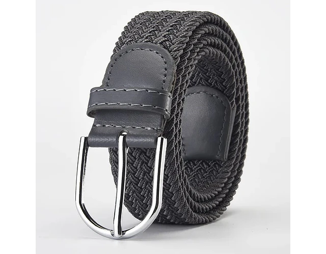 Correa Cinturón Trenzada Unisex Ajustable Elástica Elegante 