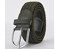 Correa Cinturón Trenzada Unisex Ajustable Elástica Elegante 