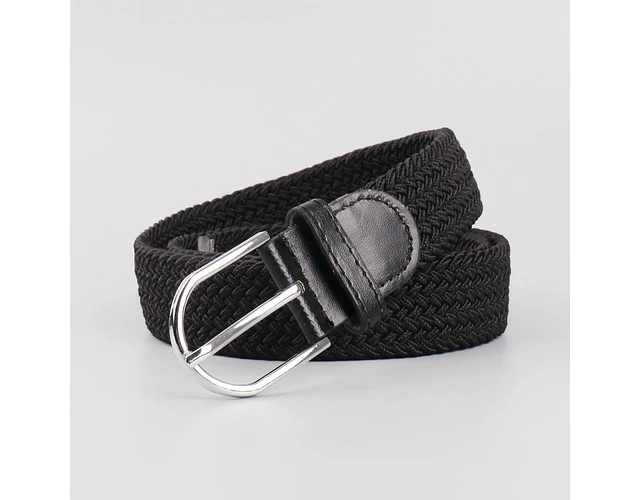 Correa Cinturón Trenzada Unisex Ajustable Elástica Elegante 