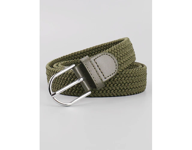 Correa Cinturón Trenzada Unisex Ajustable Elástica Elegante 