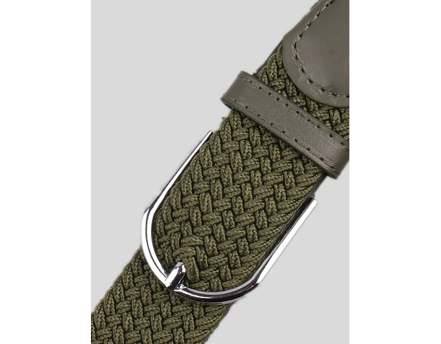 Correa Cinturón Trenzada Unisex Ajustable Elástica Elegante 