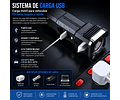 Linterna Led De Emergencia Para Carro Multifunción Recargable