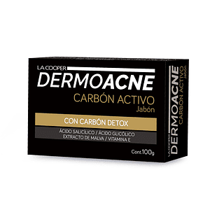 JABON CARBON ACTIVO (DERMOACNE) - 100 g.