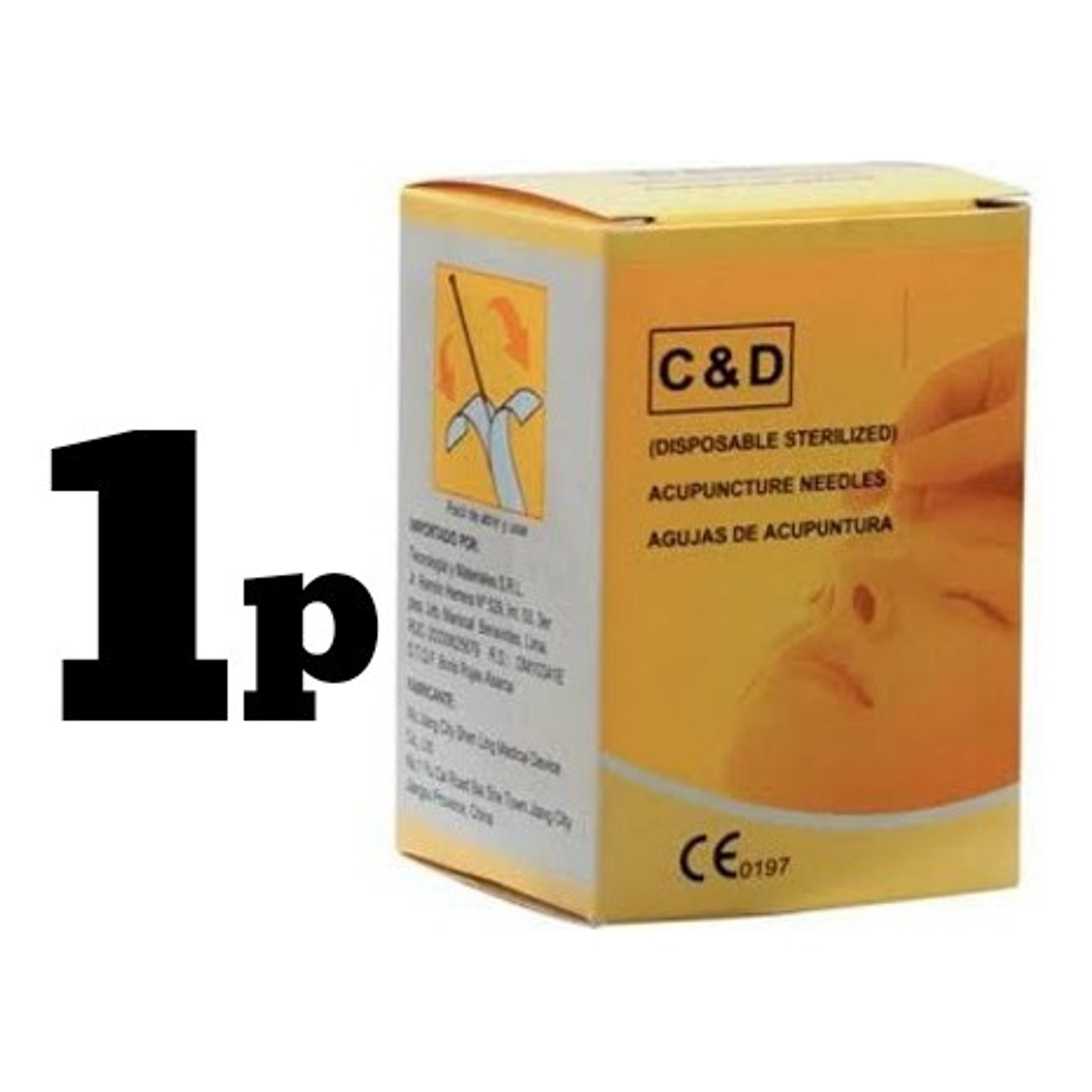 Agujas De Acupuntura 1.5 Pulgada - Caj X 100 U. 4