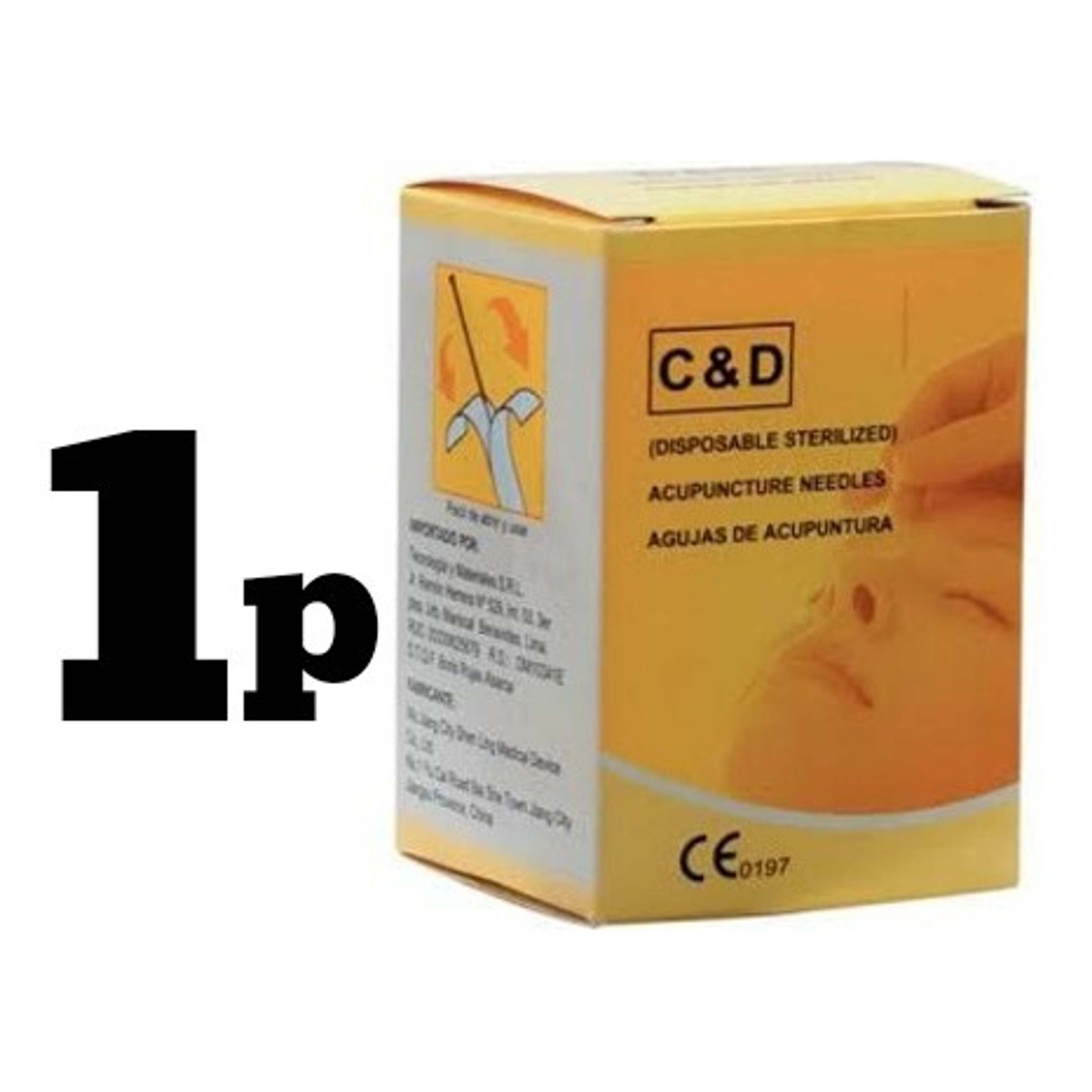 Agujas De Acupuntura 1.5 Pulgada - Caj X 100 U. 4