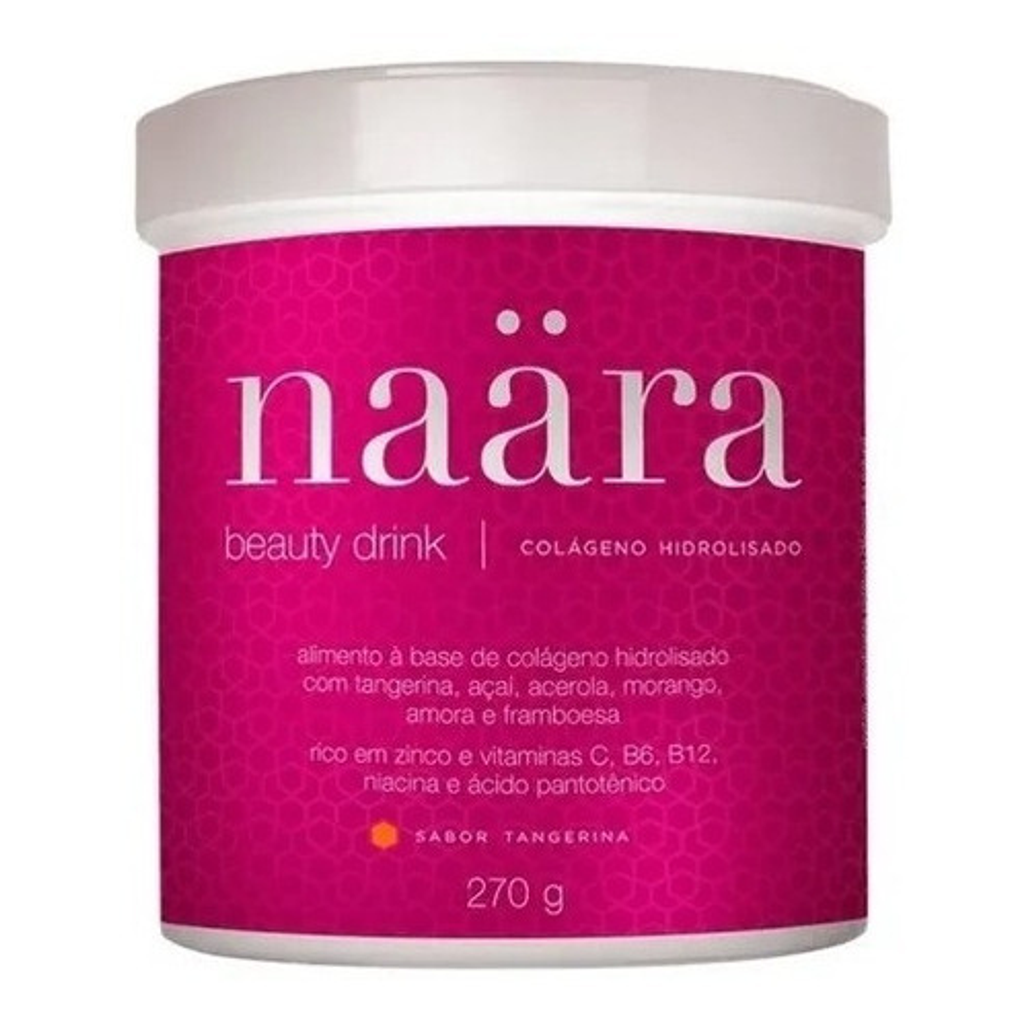 Colágeno Hidrolizado Naara Jeunesse 5 Vitaminas Sabor Mandarina 1