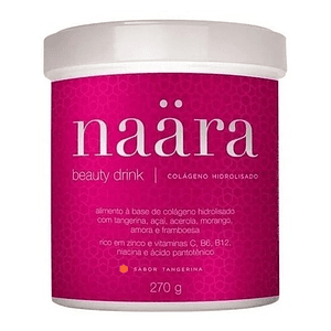 Colágeno Hidrolizado Naara Jeunesse 5 Vitaminas Sabor Mandarina