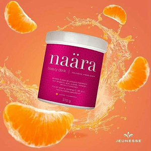 Colágeno Hidrolizado Naara Jeunesse 5 Vitaminas Sabor Mandarina