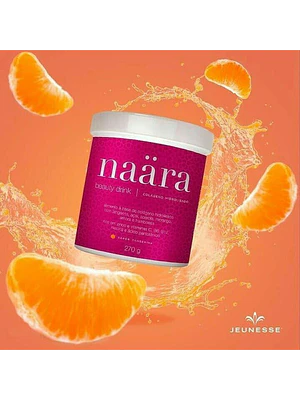 Colágeno Hidrolizado Naara Jeunesse 5 Vitaminas Sabor Mandarina