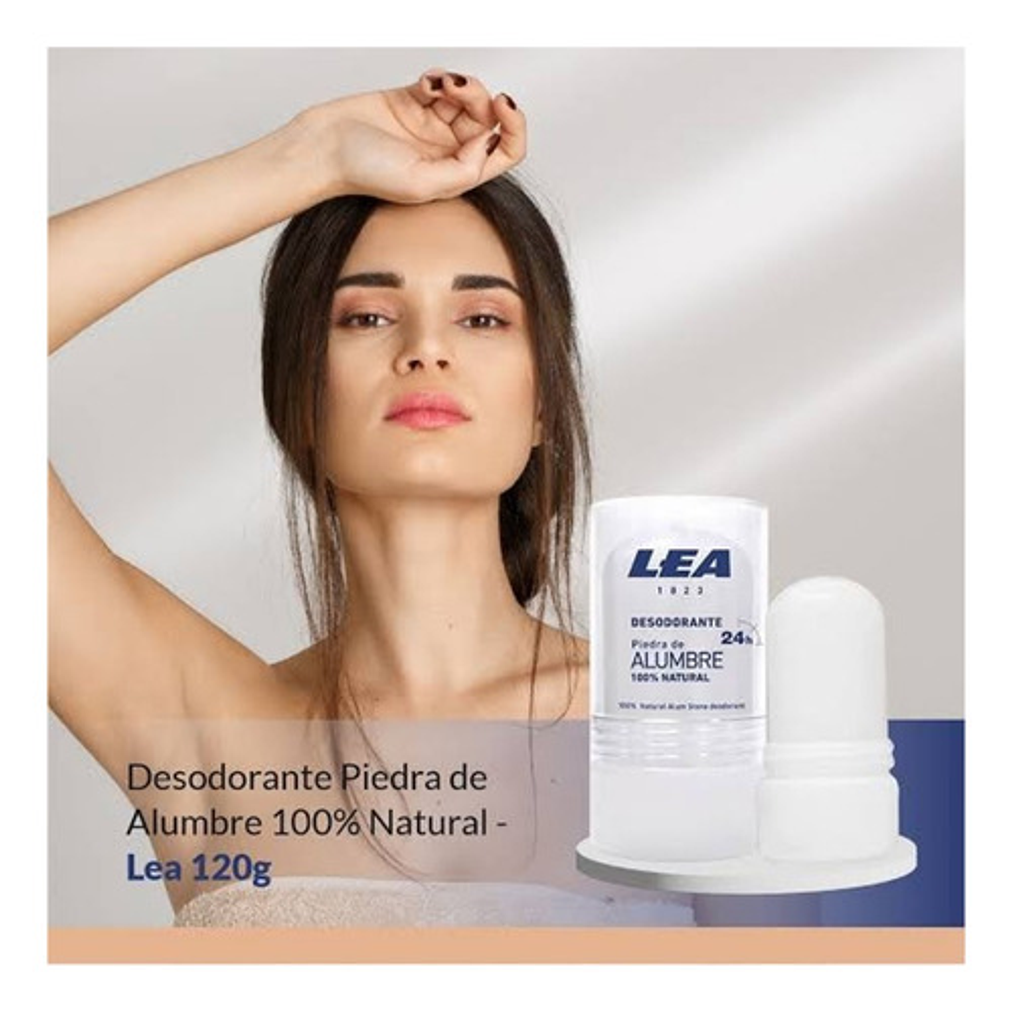 Lea Desodorante Piedra Alumbre 100% Natural 120 Gr. 4