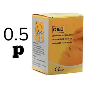 Agujas Acupuntura 1.5 Pulgada - Caj X 100 U.