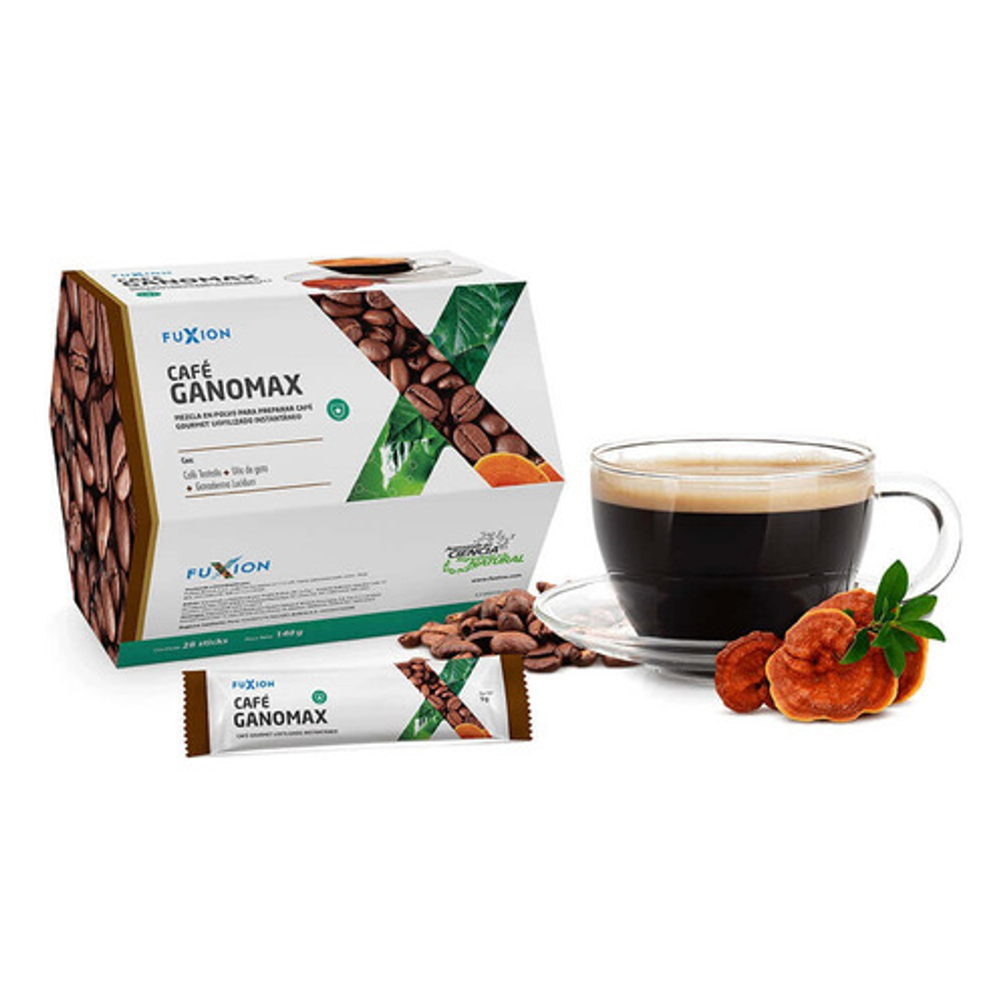 CAFE GANOMAX x 28 u. - FUXION - VENTA LIBRE PROMOCION 1