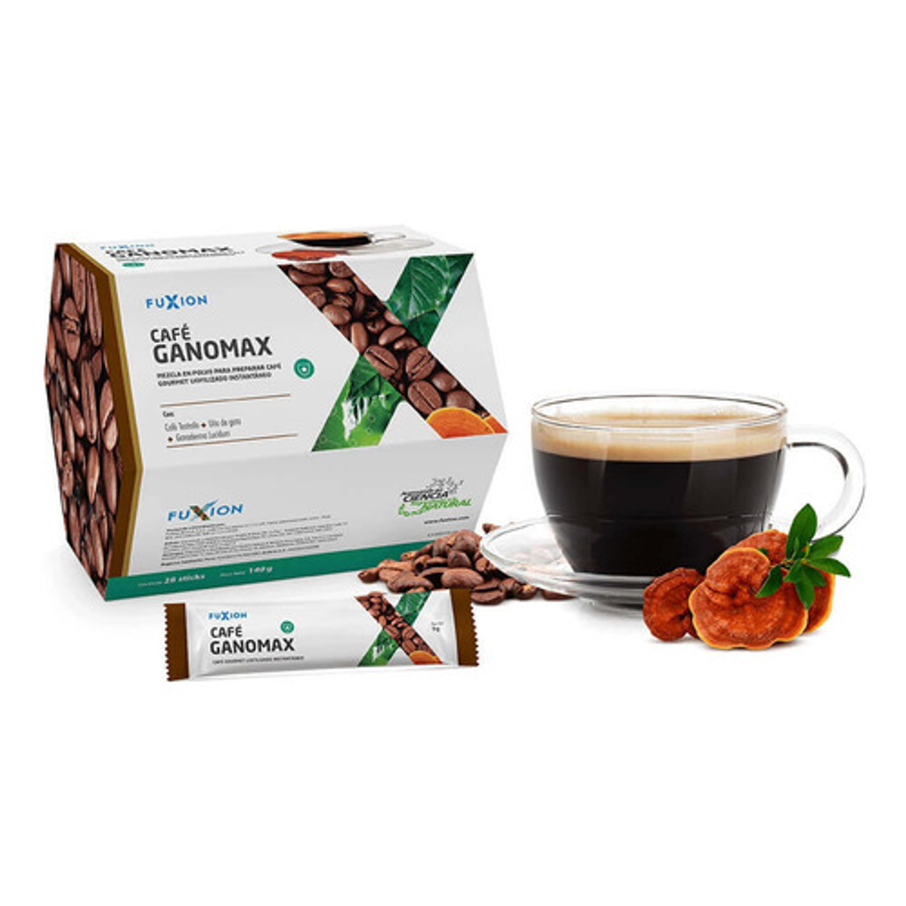 CAFE GANOMAX x 28 u. - FUXION - VENTA LIBRE PROMOCION 1
