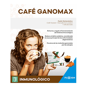CAFE GANOMAX x 28 u. - FUXION - VENTA LIBRE PROMOCION