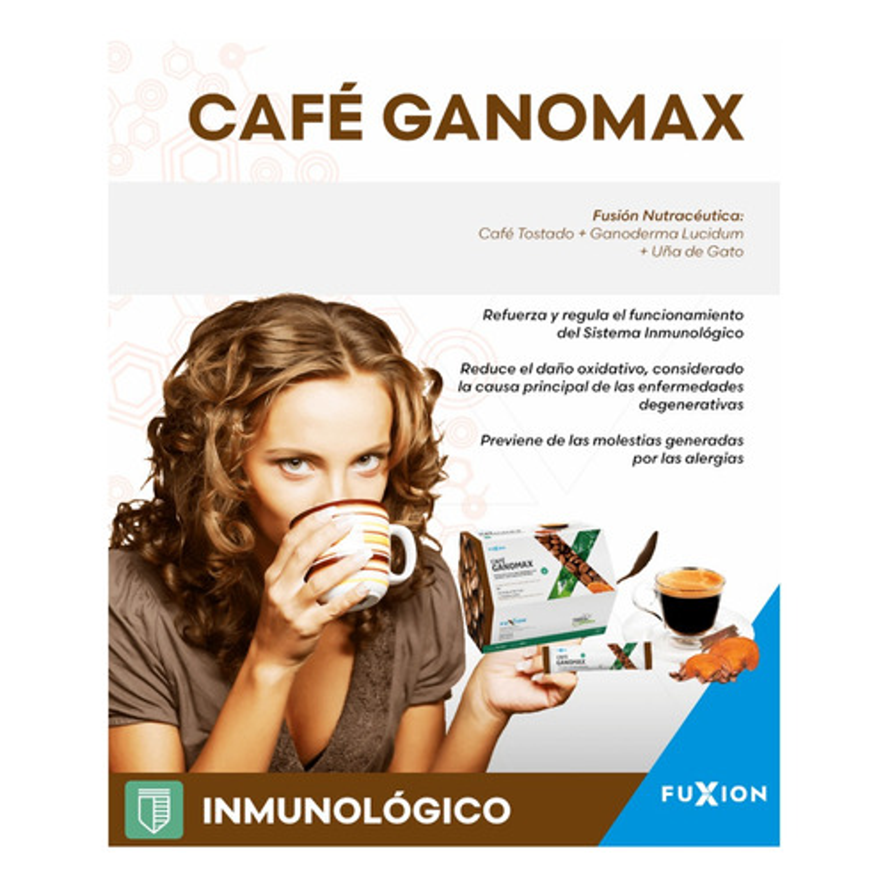 CAFE GANOMAX x 28 u. - FUXION - VENTA LIBRE PROMOCION 2