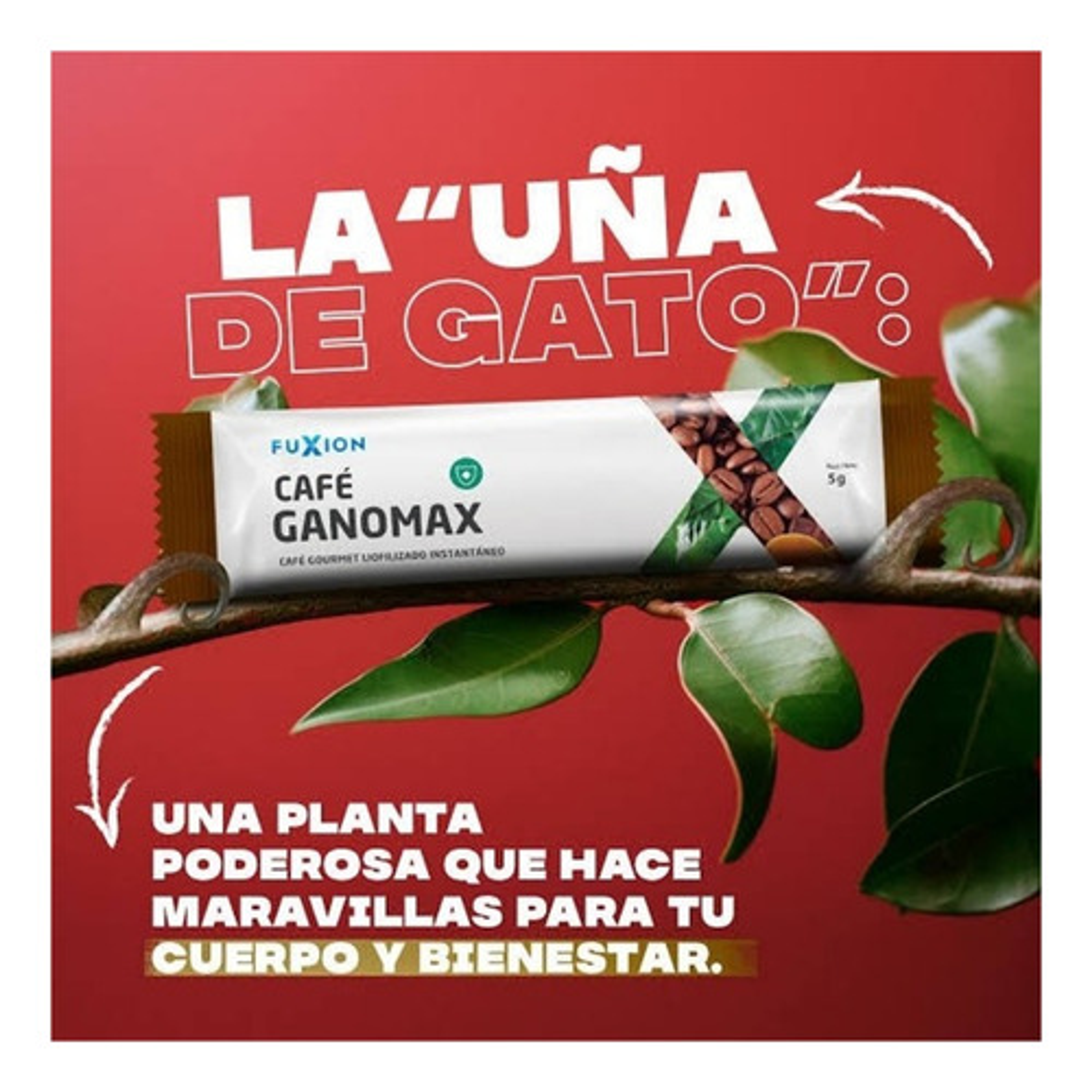CAFE GANOMAX x 28 u. - FUXION - VENTA LIBRE PROMOCION 3