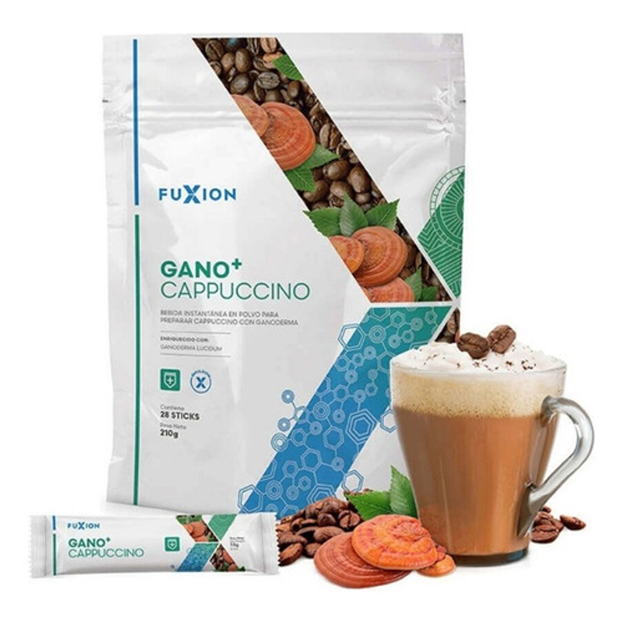GANO + CAPUCHINO (GANO MAS CAPUCHINO) - pack x 28 u. - FUXION - VENTA LIBRE PROMOCION 1