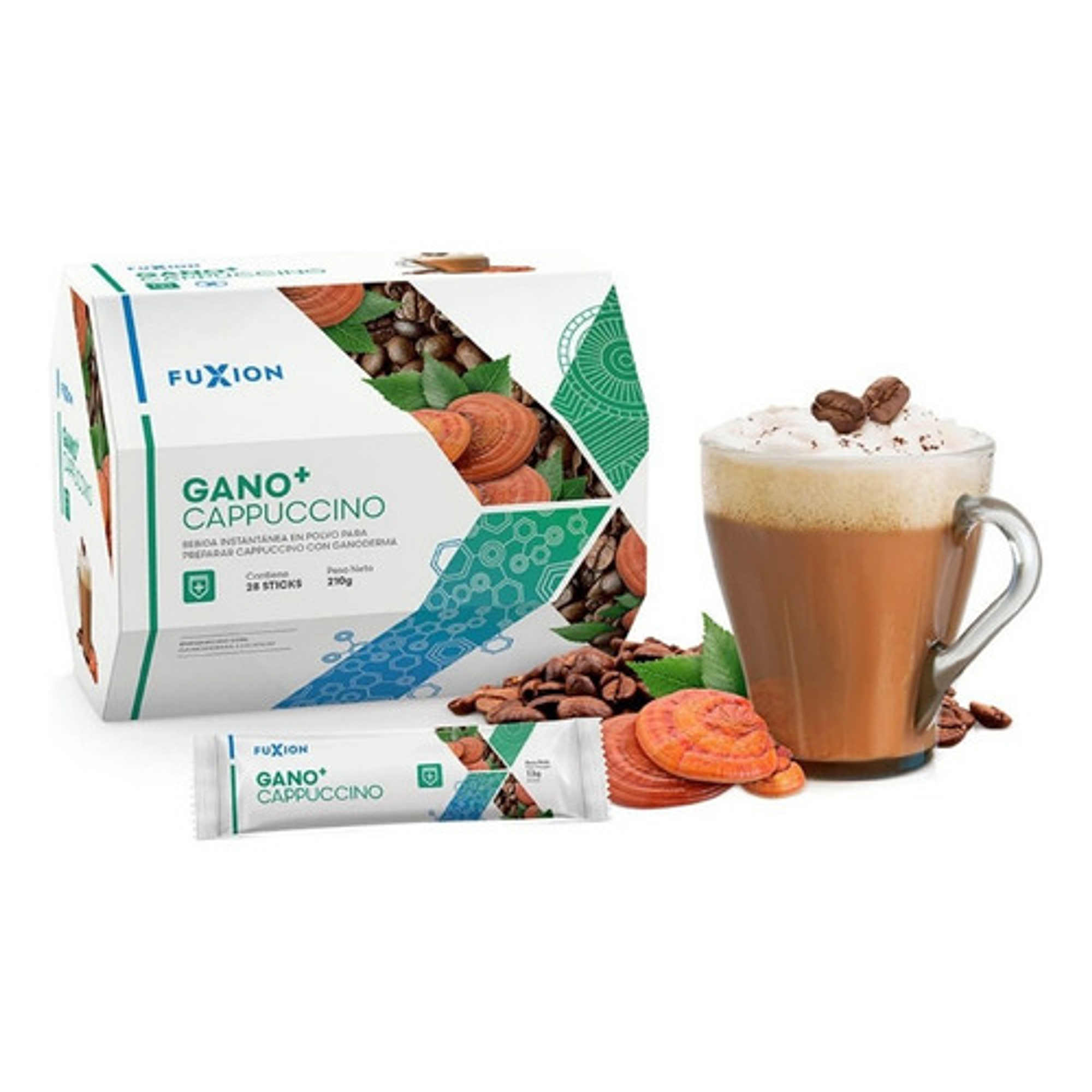 GANO + CAPUCHINO (GANO MAS CAPUCHINO) - pack x 28 u. - FUXION - VENTA LIBRE PROMOCION 2
